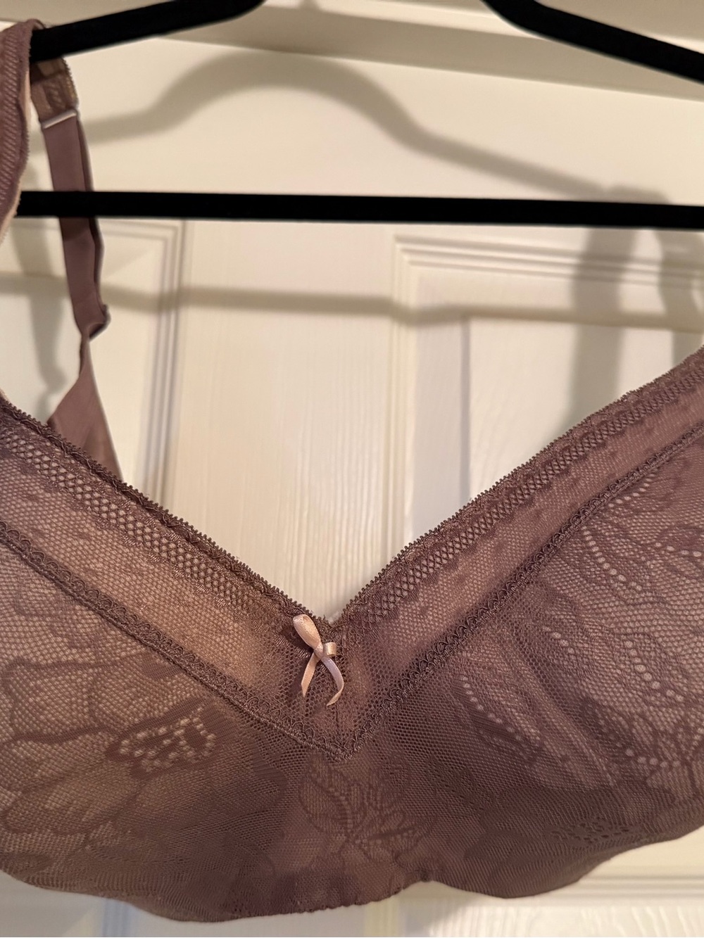 Cacique Lace Full-Coverage Bra in Mauve